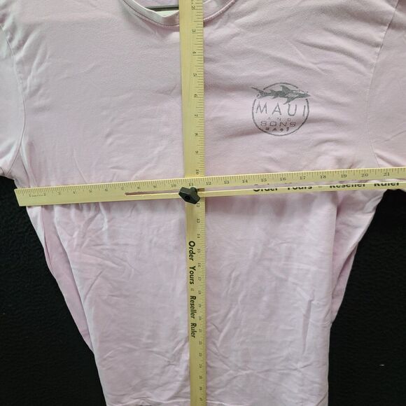 Maui And Sons Womens T-Shirt Multicolor Size X-Large Cotton Blend Graphic - Picture 3 of 12